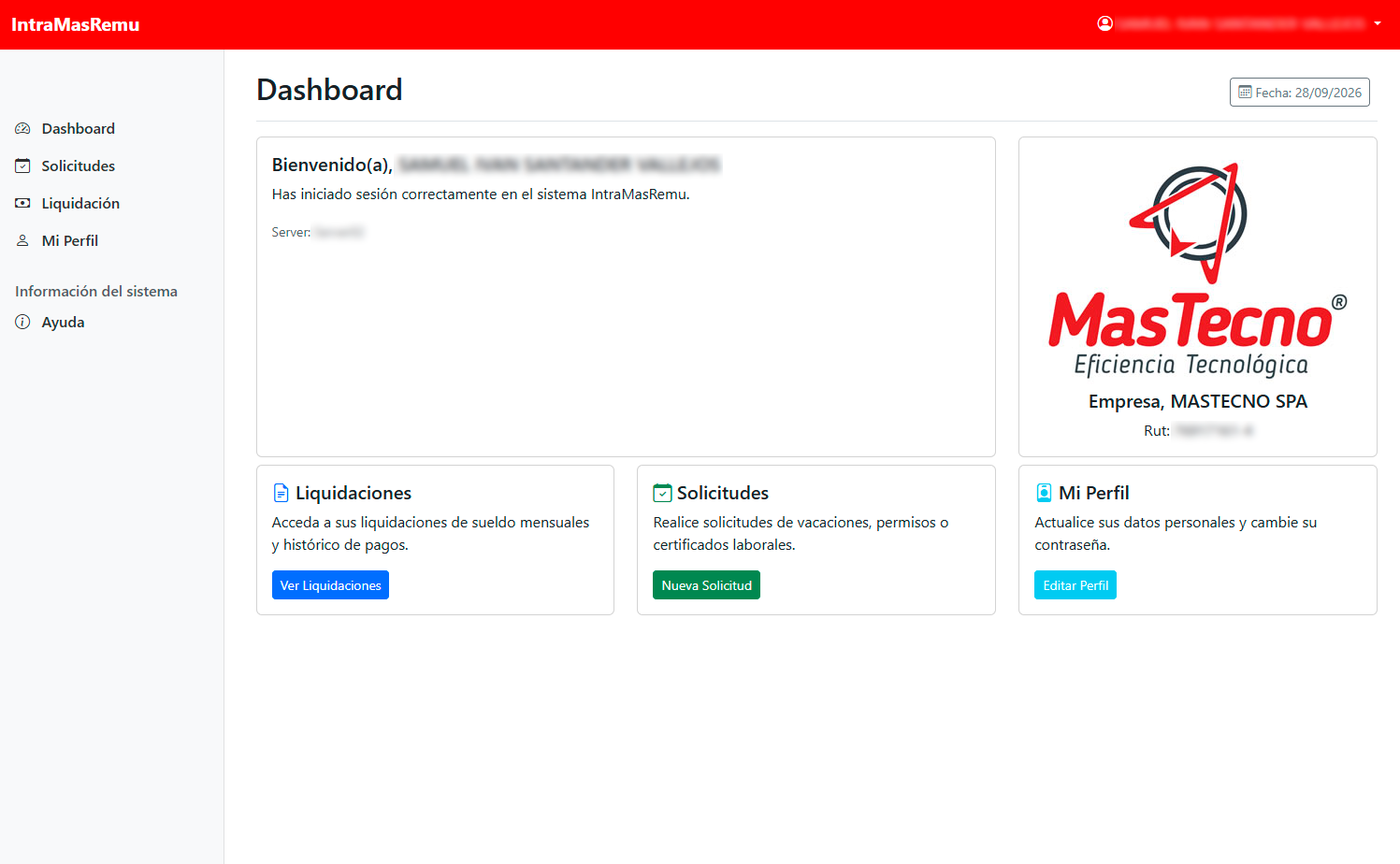 Portal de trabajadores
